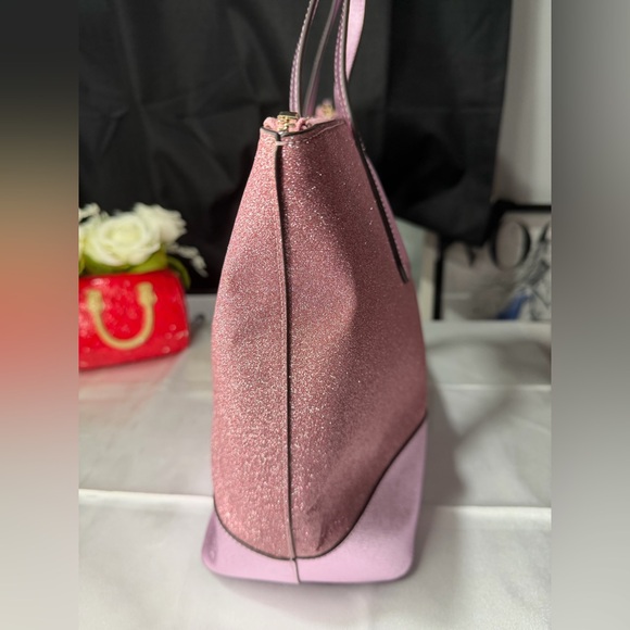 Kate Spade pink glitter tote bag - Picture 4 of 16